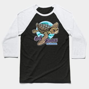 Sea Turtle Gulf Shores Alabama Baseball T-Shirt